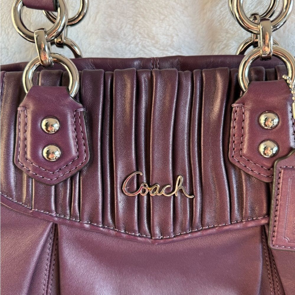 Coach Ashley Leather Satchel - Picture 2 of 12